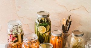 shallow focus photo of assorted jar lot